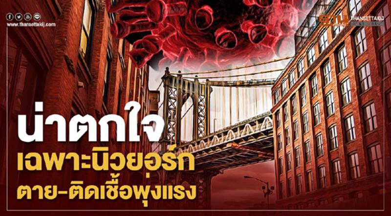 น่าตกใจเฉพาะนิวยอร์กตาย-ติดเชื้อพุ่งแรง น่าตกใจเฉพาะนิวยอร์กตาย-ติดเชื้อพุ่งแรง