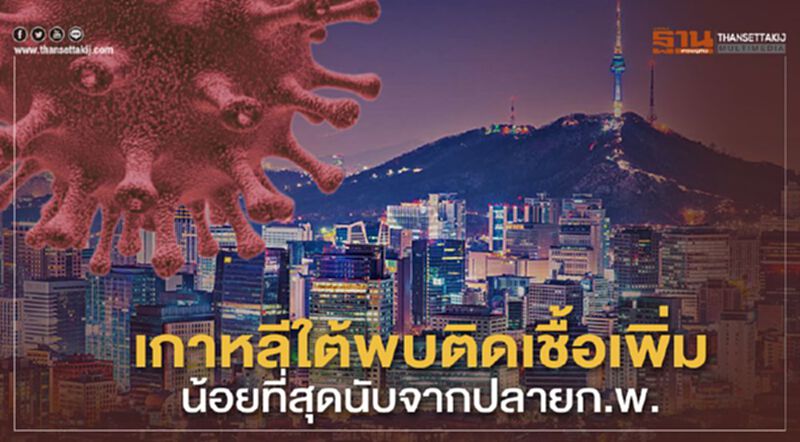 เกาหลีใต้พบติดเชื้อเพิ่ม 39 ราย น้อยที่สุดนับจากปลายก.พ. เกาหลีใต้พบติดเชื้อเพิ่ม 39 ราย น้อยที่สุดนับจากปลายก.พ.