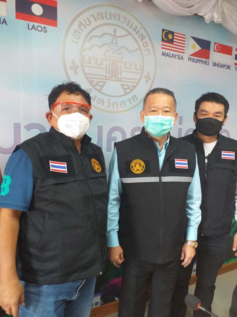 รับแจ้งชื่อ20ชุมชนแม่สอดแก้พิษโควิด
