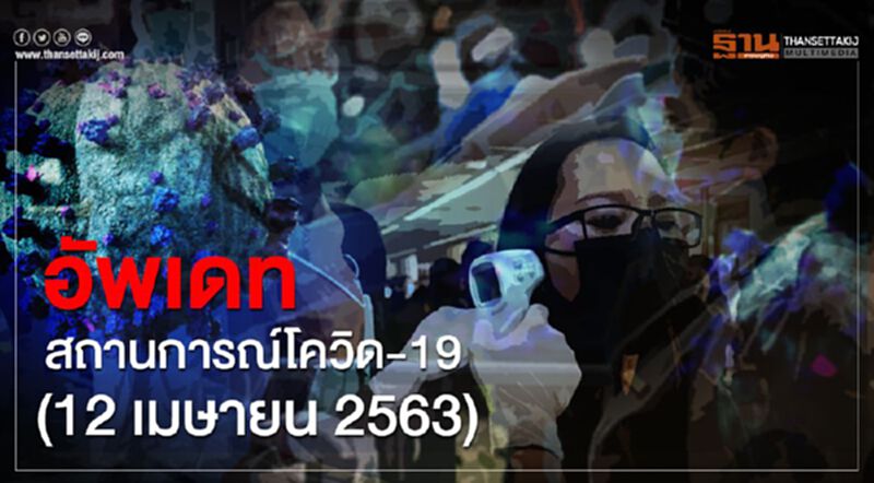 อัพเดทสถานการณ์โควิด-19(12เมษายน2563) อัพเดทสถานการณ์โควิด-19(12เมษายน2563)