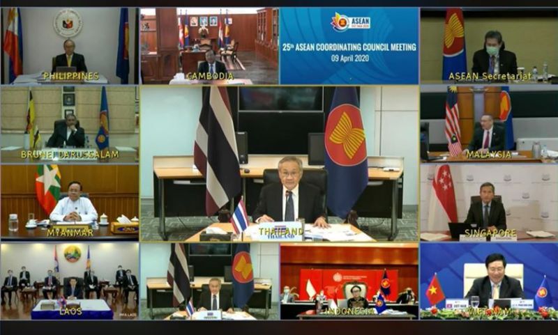 ประชุมสุดยอดอาเซียน+3ออนไลน์รับมือโควิด-19