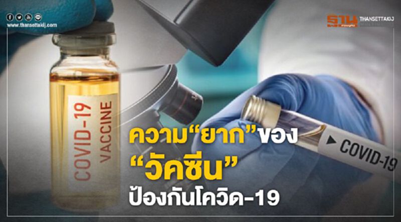 ความ‘ยาก’ของ ‘วัคซีน’ป้องกันโควิด-19 ความ‘ยาก’ของ ‘วัคซีน’ป้องกันโควิด-19