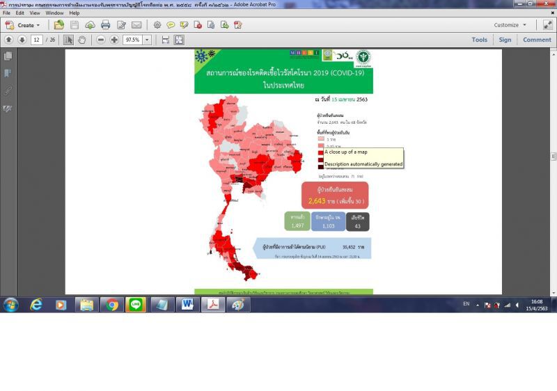 ศบค.ชี้ตัวเลขหายป่วยพุ่งพบติดเชื้อในบ้านเพิ่ม