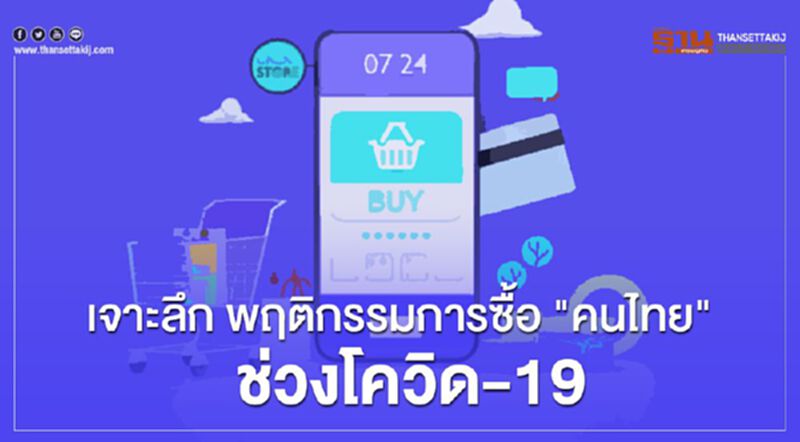 เจาะลึก พฤติกรรมการซื้อ "คนไทย" ช่วงโควิด-19 เจาะลึก พฤติกรรมการซื้อ "คนไทย" ช่วงโควิด-19