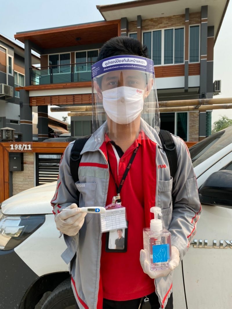 ผ่าขั้นตอนคุมเข้ม "ช่างทรู" ลดแพร่โควิด