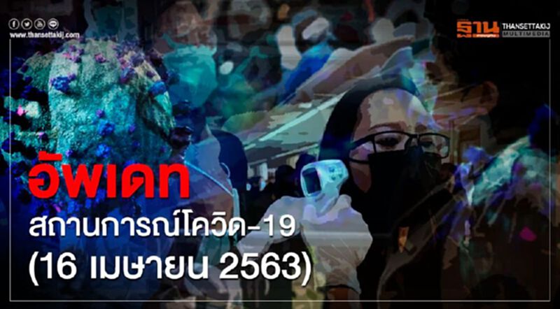 อัพเดทสถานการณ์โควิด16เมษายน2563 อัพเดทสถานการณ์โควิด16เมษายน2563