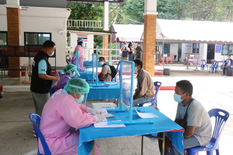 ด่านวังประจันรับ”คนไทยกลับบ้าน”ต่อเนื่อง