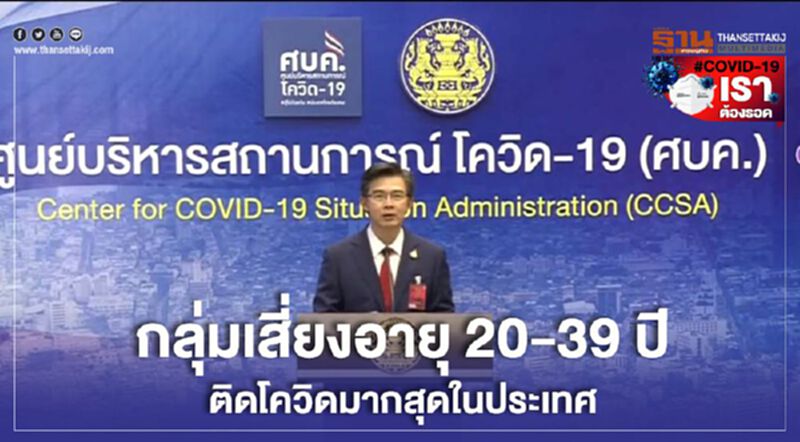 เปิดข้อมูลคนไทย อายุ 20-39 ปี ติดโควิดทะลุ 1.3 พันคน เปิดข้อมูลคนไทย อายุ 20-39 ปี ติดโควิดทะลุ 1.3 พันคน