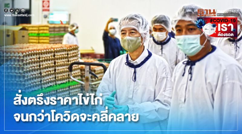 สั่งตรึงราคาไข่ไก่จนกว่าโควิดจะคลี่คลาย สั่งตรึงราคาไข่ไก่จนกว่าโควิดจะคลี่คลาย