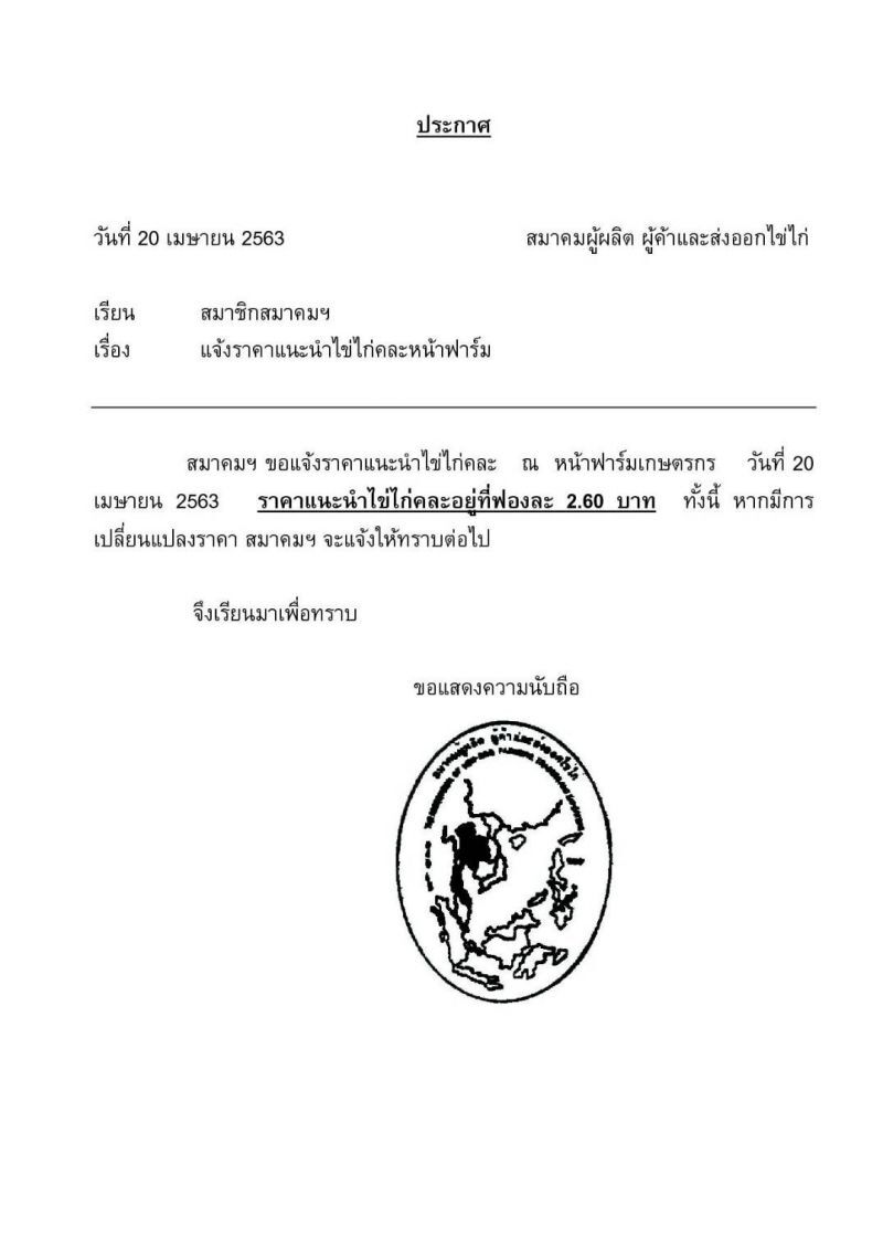 ไข่ไก่ร่วง 20 สตางค์พ่อค้ากระทุ้งส่งออก