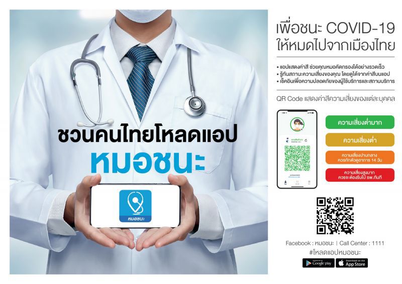 ฮอนด้า ชวนโหลดแอพ “หมอชนะ” 