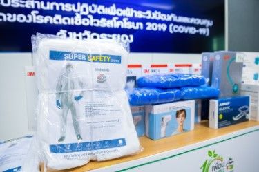 สมาคมเพื่อนชุมชนจัดเครื่องมือสู้โควิด-19ให้จ.ระยอง