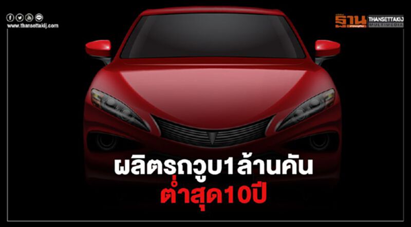 อุตฯยานยนต์หวั่น"โควิด"กดยอดผลิตเหลือ 1 ล้านคันต่ำสุดรอบ 10 ปี อุตฯยานยนต์หวั่น"โควิด"กดยอดผลิตเหลือ 1 ล้านคันต่ำสุดรอบ 10 ปี
