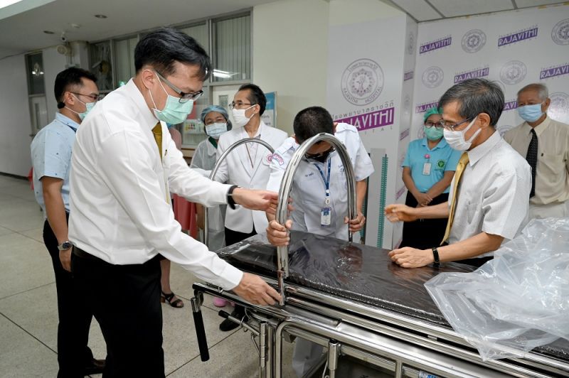 มจธ. ผลิตบอร์ดย้ายผู้ป่วย+ชุดบำบัดอากาศลดแพร่กระจายเชื้อ