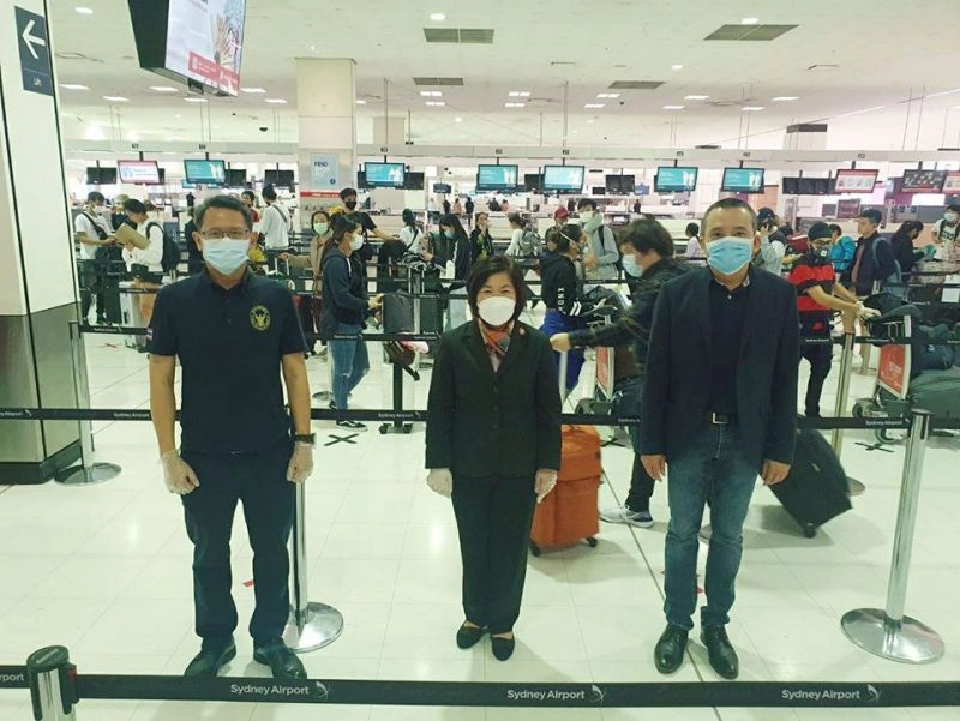 สถานทูตไทยในออสเตรเลียจัดเที่ยวบินพิเศษ TG476 พาคนไทยกลับบ้าน