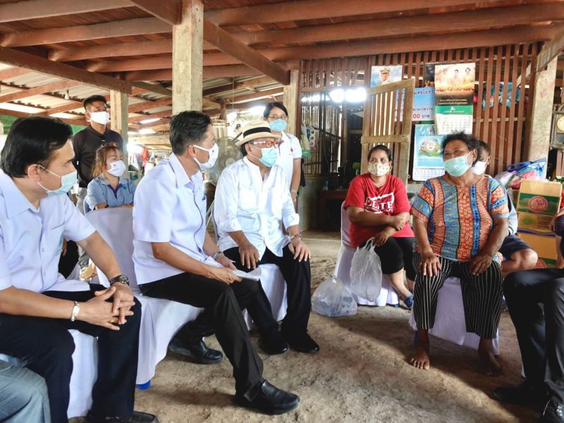 “คีรี” เดินหน้าให้กำลังใจ ครอบครัวคุณตา อสม. ที่สุพรรณฯ
