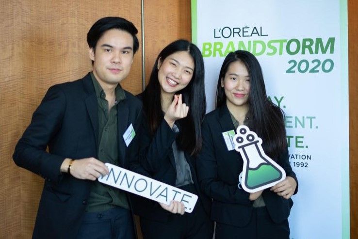 นักศึกษา มธ. โชว์ไอเดียเฉียบ  คว้ารางวัล “ลอรีอัล แบรนด์สตอร์ม 2020”