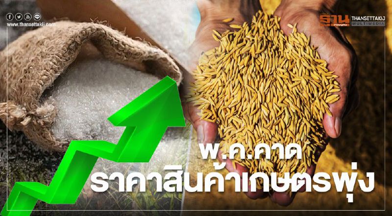 พ.ค.คาดราคาสินค้าเกษตรพุ่ง
