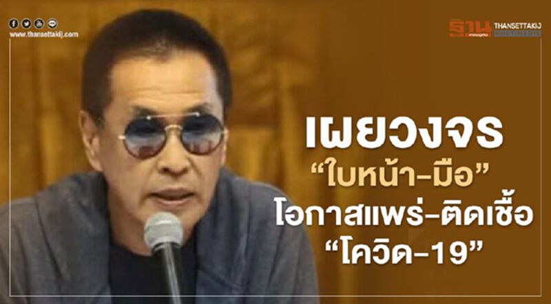 หมอธีระวัฒน์เผยวงจร“ใบหน้า-มือ”โอกาสแพร่-ติดเชื้อ“โควิด-19” หมอธีระวัฒน์เผยวงจร“ใบหน้า-มือ”โอกาสแพร่-ติดเชื้อ“โควิด-19”