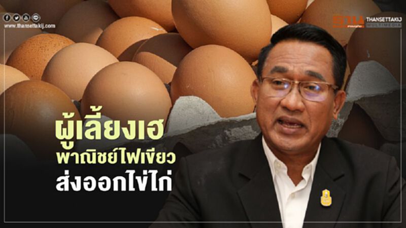 ผู้เลี้ยงเฮพาณิชย์ไฟเขียวส่งออกไข่ไก่ ผู้เลี้ยงเฮพาณิชย์ไฟเขียวส่งออกไข่ไก่