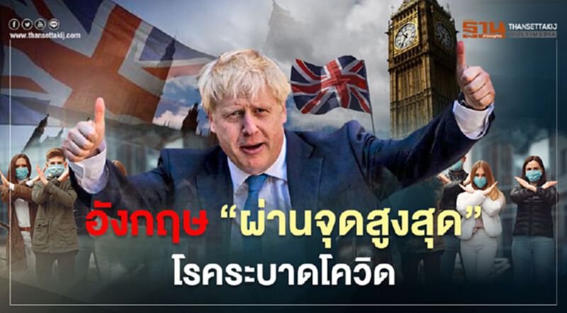 บอริส จอหน์สัน ระบุ อังกฤษผ่านจุดสูงสุดโรคระบาดโควิด บอริส จอหน์สัน ระบุ อังกฤษผ่านจุดสูงสุดโรคระบาดโควิด