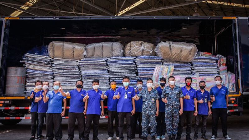 โลตัสผนึกทอ.ส่งมอบที่นอน ถึงมือ13 ร.พ.สนามภาคใต้มูลค่า 3.2 ล้าน