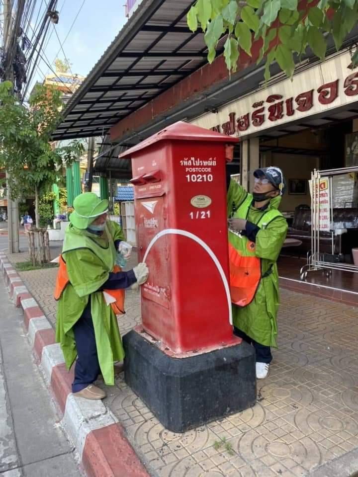 รวมภารกิจ​ จนท.รักษาความสะอาด​ พิชิตโควิด-19​