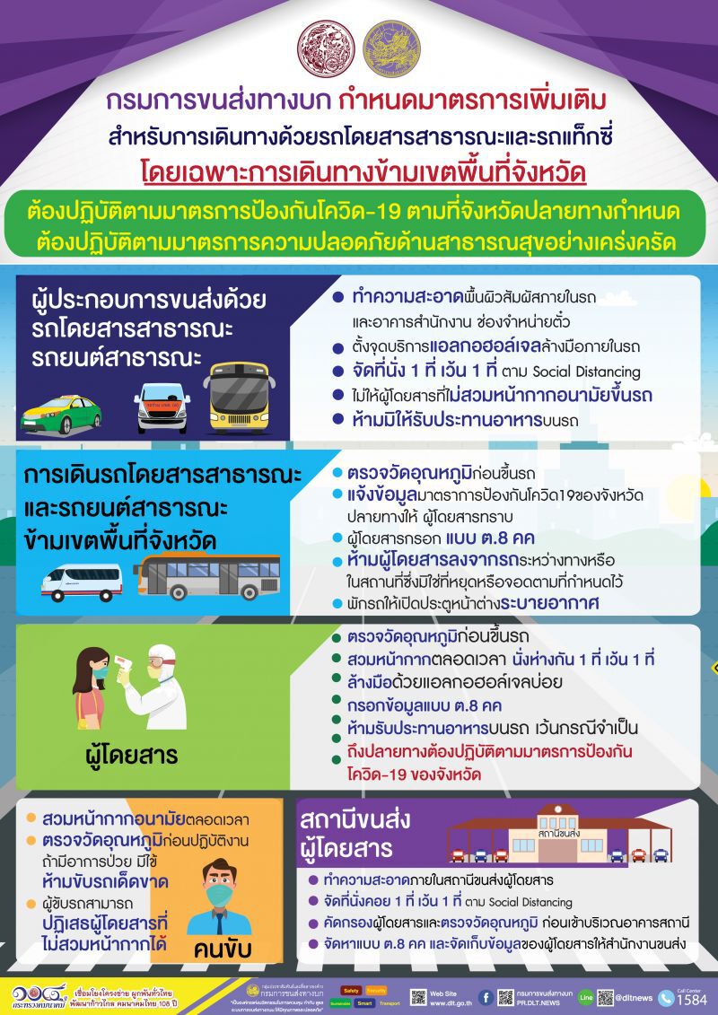 แนะวิธี "เดินทางข้ามจังหวัด"