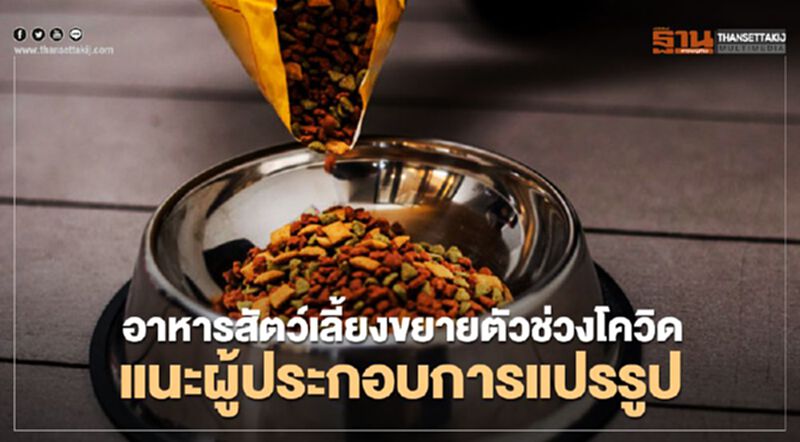 อาหารสัตว์เลี้ยงขยายตัวช่วงโควิด แนะผู้ประกอบการแปรรูป อาหารสัตว์เลี้ยงขยายตัวช่วงโควิด แนะผู้ประกอบการแปรรูป