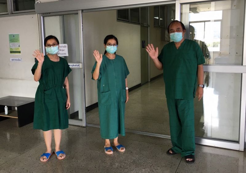 เชียงใหม่ส่งผู้ป่วยโควิด-19ที่รักษาหายรายสุดท้ายกลับบ้าน
