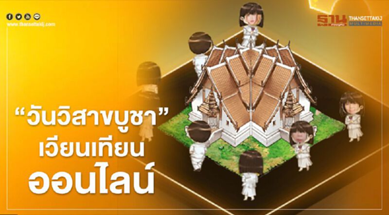 “วันวิสาขบูชา” เวียนเทียนออนไลน์ วิถีใหม่ชาวพุทธ “วันวิสาขบูชา” เวียนเทียนออนไลน์ วิถีใหม่ชาวพุทธ