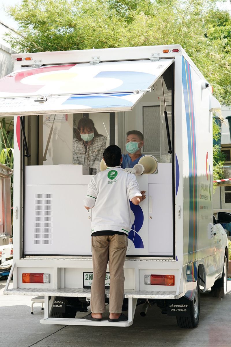กรมควบคุมโรค ผนึก แกร็บ ตรวจคัดกรองโควิดคนขับ