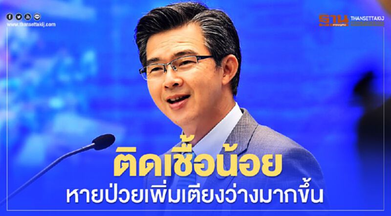 ศบค.ชี้ติดเชื้อน้อยหายป่วยเพิ่มเตียงว่างมากขึ้น ศบค.ชี้ติดเชื้อน้อยหายป่วยเพิ่มเตียงว่างมากขึ้น