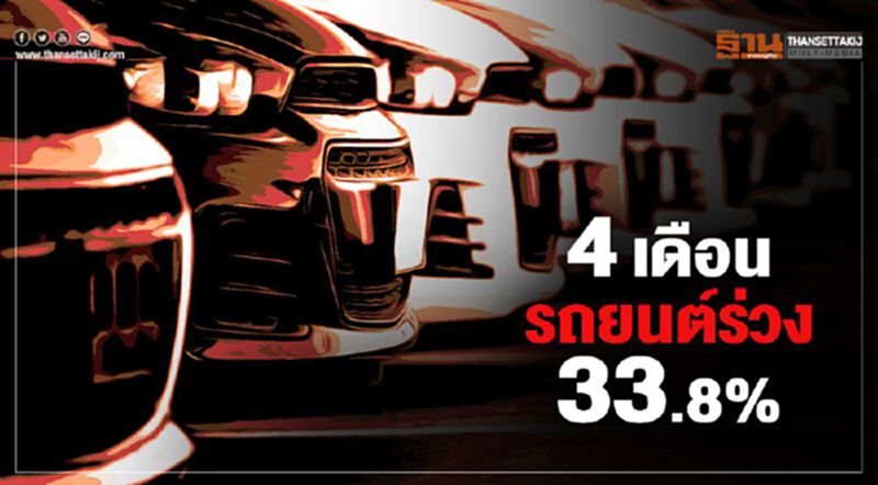 ตลาดรถยนต์ 4 เดือนร่วง 33.8% ไฟแนนซ์เข้มปล่อยสินเชื่อ ตลาดรถยนต์ 4 เดือนร่วง 33.8% ไฟแนนซ์เข้มปล่อยสินเชื่อ