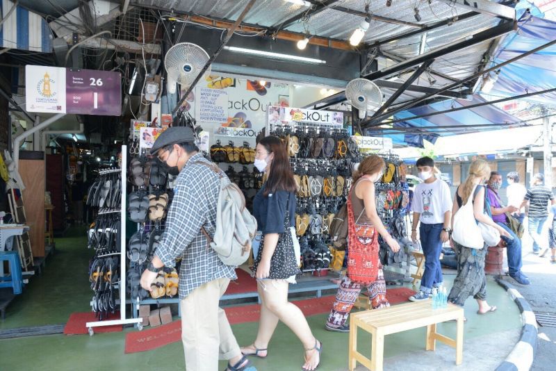 ตลาดนัดจตุจักรเข้ม  มาตรการป้องกัน ไวรัสโควิด-19