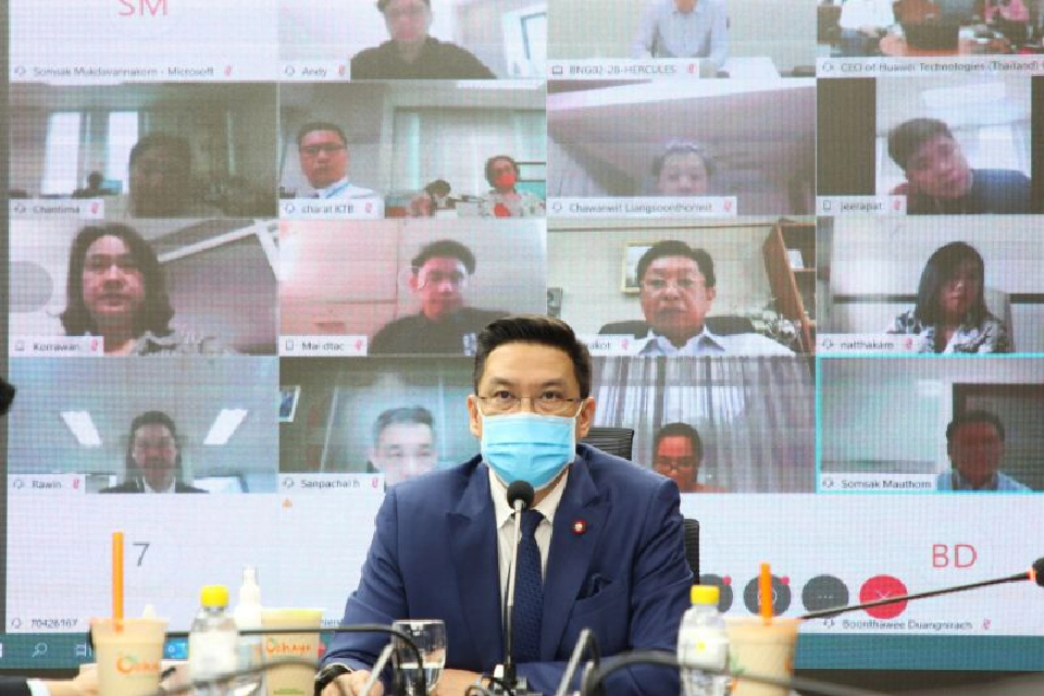 “พุทธิพงษ์”ถกเอกชนให้คนไทยมีงานทำหลังสิ้นสุดวิกฤติโควิด