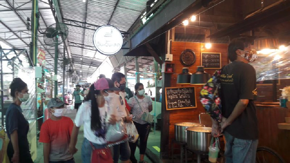 รีวิว "ตลาดน้ำบางน้ำผึ้ง" กลับมาเปิด หลัง"คลายล็อกดาวน์"