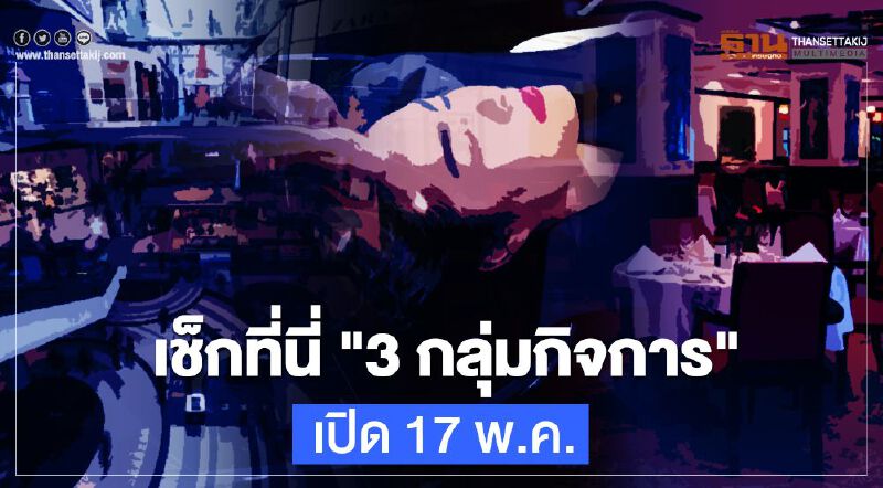 (คลิป)ฟังชัดชัด เตรียมผ่อนคลาย "ล็อกดาวน์" 3กลุ่มกิจการ