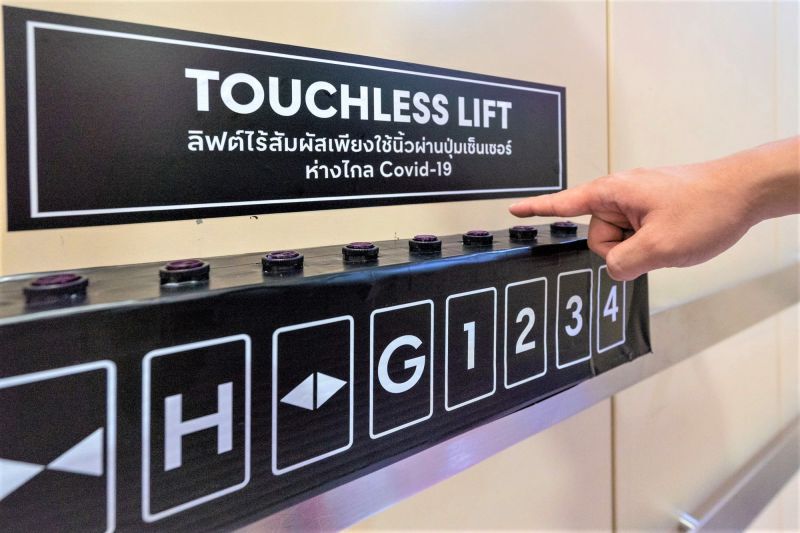 Touchless Innovation “ลิฟต์ไร้สัมผัส” @เซ็นทรัล อีสต์วิลล์