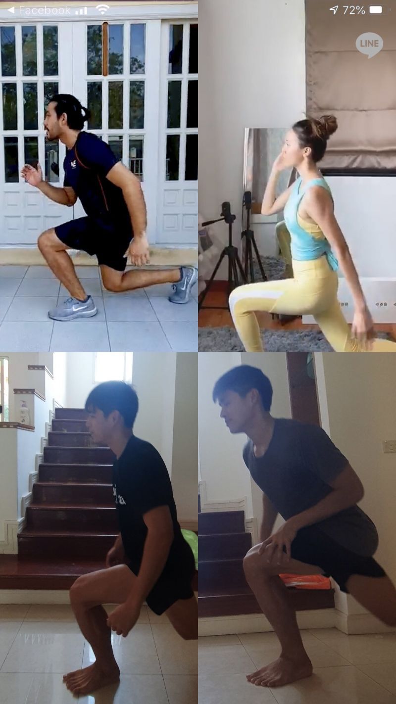วี ฟิตเนส เปิดคลาสไลฟ์สด  สู้โควิด-19 