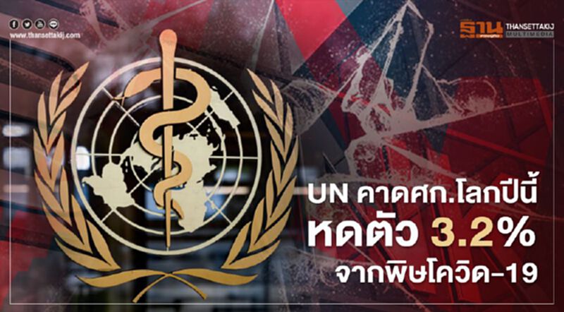 UN คาด เศรษฐกิจโลก ปีนี้หดตัว 3.2% จากพิษโควิด-19 UN คาด เศรษฐกิจโลก ปีนี้หดตัว 3.2% จากพิษโควิด-19