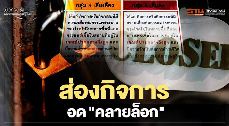 เปิดลิสต์ กิจการ-กิจกรรม "ความเสี่ยงสูง" ศบค.ไม่เคาะผ่อนคลาย "ล็อกดาวน์"