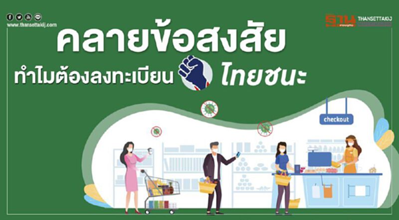 www.ไทยชนะ.com ถาม-ตอบ "คลายข้อสงสัย" ทำไมต้องลงทะเบียน www.ไทยชนะ.com ถาม-ตอบ "คลายข้อสงสัย" ทำไมต้องลงทะเบียน