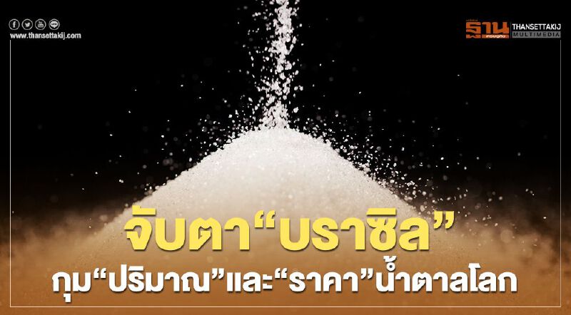  จับตา“บราซิล”กุม“ปริมาณ”และ“ราคา”น้ำตาลโลก