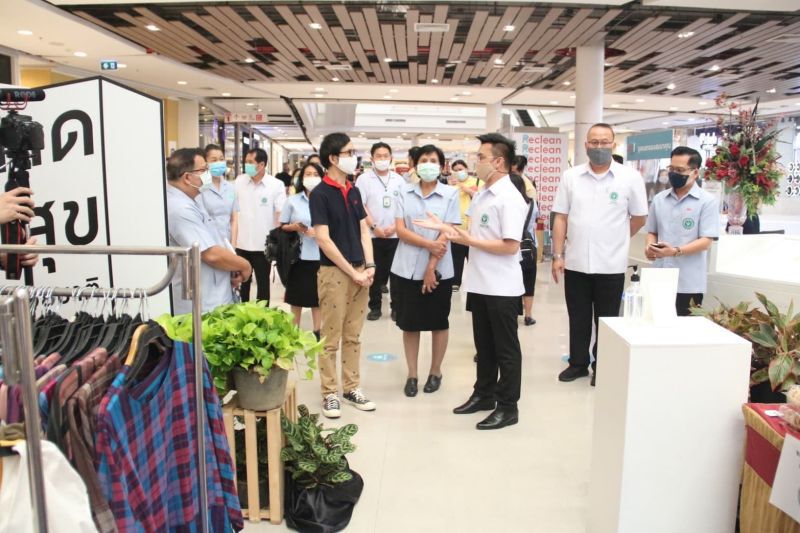 กรมอนามัยลงพื้นที่ตรวจสอบห้างหลังคลายล็อกดาวน์เฟส 2