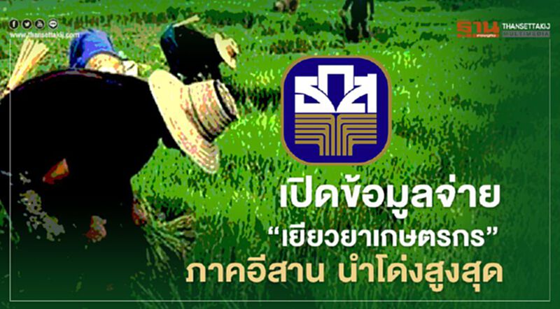 ธ.ก.ส. เปิดข้อมูลจ่าย “เยียวยาเกษตรกร” ภาคอีสาน นำโด่งสูงสุด ธ.ก.ส. เปิดข้อมูลจ่าย “เยียวยาเกษตรกร” ภาคอีสาน นำโด่งสูงสุด