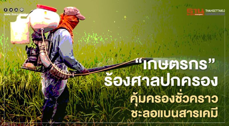“เกษตรกร” ร้องศาลปกครองคุ้มครองชั่วคราวชะลอแบนสารเคมี “เกษตรกร” ร้องศาลปกครองคุ้มครองชั่วคราวชะลอแบนสารเคมี
