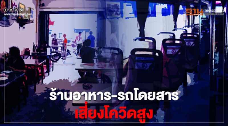 ผลวิจัยชี้การอยู่รวมกลุ่มในร้านอาหาร-รถโดยสาร เสี่ยงติดเชื้อ"โควิด-19"สูง ผลวิจัยชี้การอยู่รวมกลุ่มในร้านอาหาร-รถโดยสาร เสี่ยงติดเชื้อ"โควิด-19"สูง