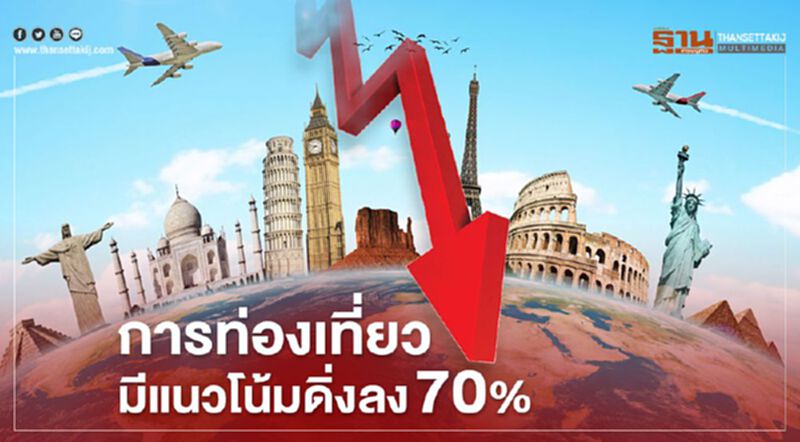 UNWTO เตือนปีนี้ การท่องเที่ยวมีแนวโน้มดิ่งลง 70% กระทบการจ้างงาน 110 ล้านตำแหน่ง UNWTO เตือนปีนี้ การท่องเที่ยวมีแนวโน้มดิ่งลง 70% กระทบการจ้างงาน 110 ล้านตำแหน่ง