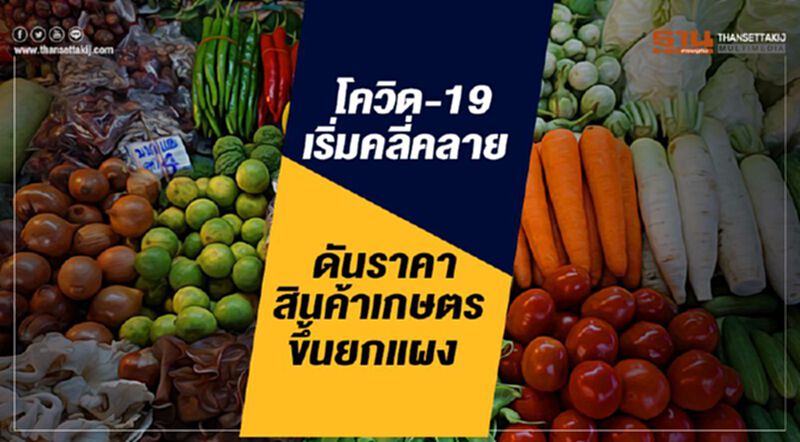 โควิด-19 เริ่มคลี่คลาย ดันราคาสินค้าเกษตร ขึ้นยกแผง โควิด-19 เริ่มคลี่คลาย ดันราคาสินค้าเกษตร ขึ้นยกแผง